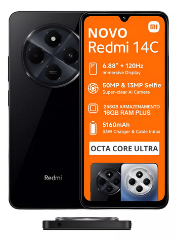Celular Xiaomi Redmi 14c 256gb 16gb Ram Dual Sim